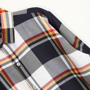 قميص كاروهات رجالي احمر من ازياء